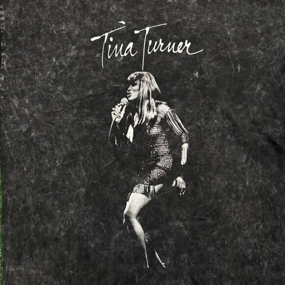 Tina Turner Whats Love Got to Do With It Soul Mineral Wash T-Shirt Size Large - Picture 2 of 4